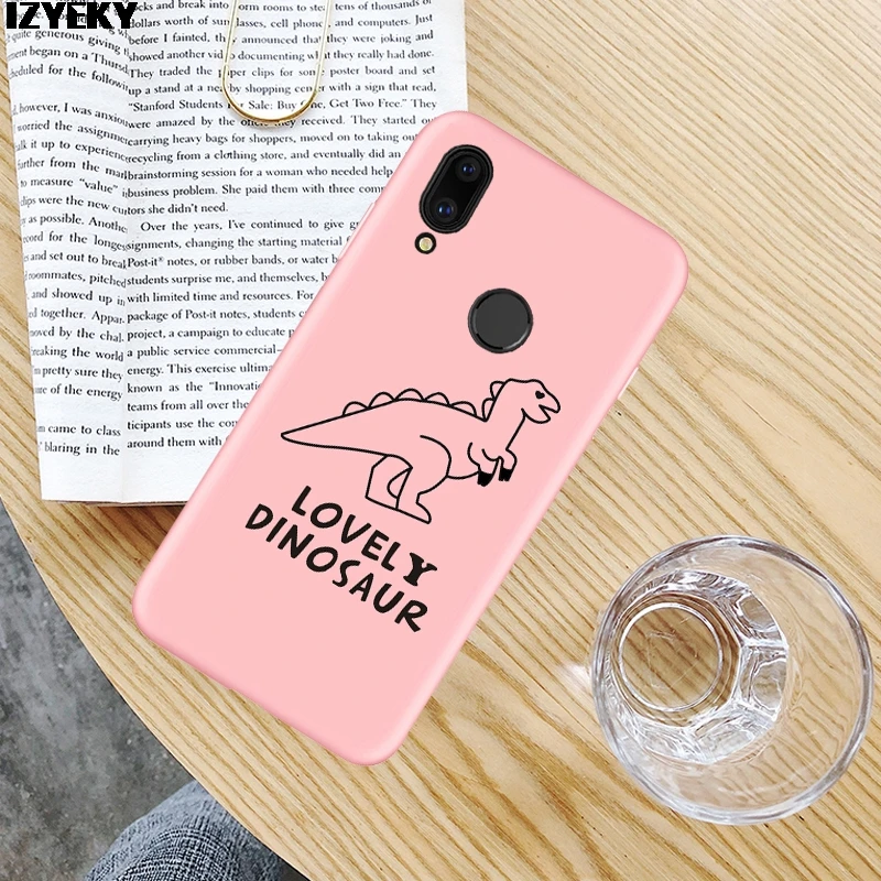 Силиконовый чехол с перьями для huawei P20 P30 Mate 20 lite динозавром Honor 10 9 8 Lite 7A Pro 7x 8X P Smart