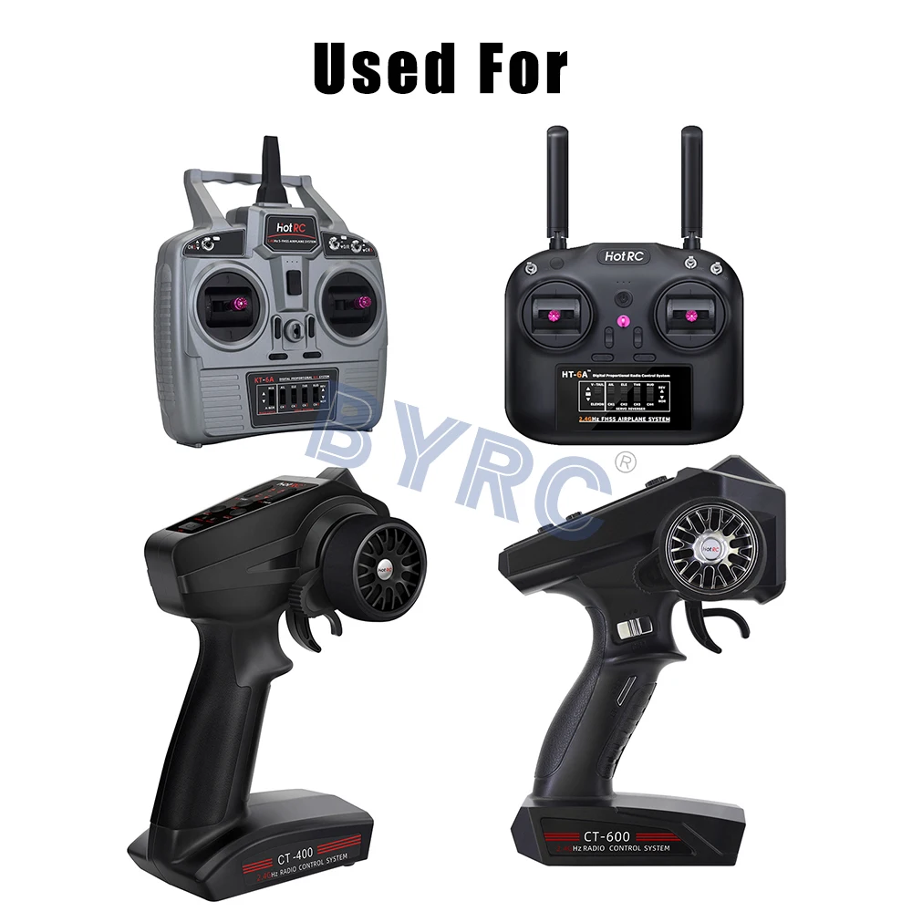 HOTRC CT-400 CT-600 HT-6A KT-6A PWM FC Полетный контроллер SBUS 2 4G приемник для FHSS радиосистемы FPV