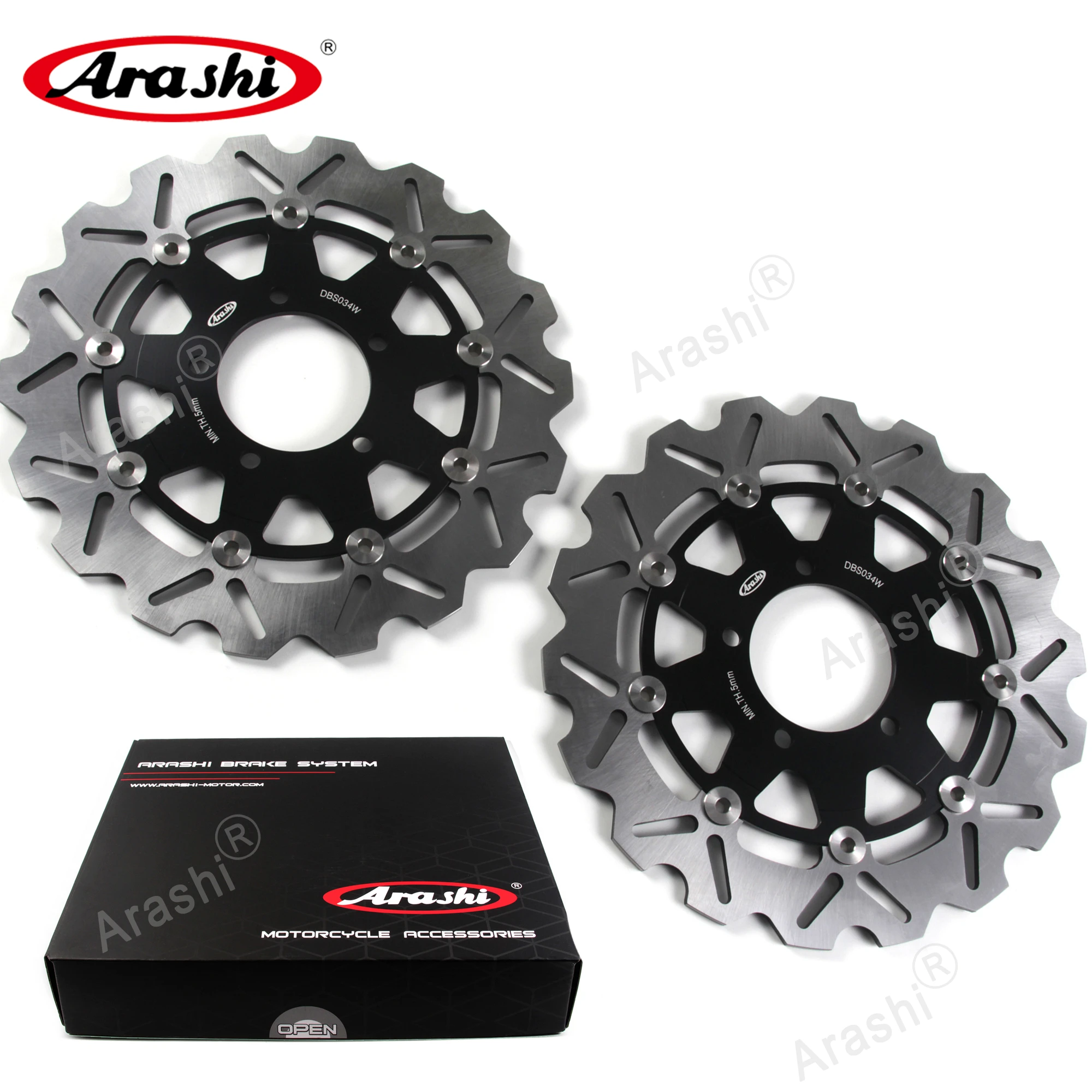Arashi для KAWASAKI ZX10R 2004 2007 CNC плавающие передние тормозные диски 2005 2006 NINJA ZX 10R Z750R Z750 Z1000