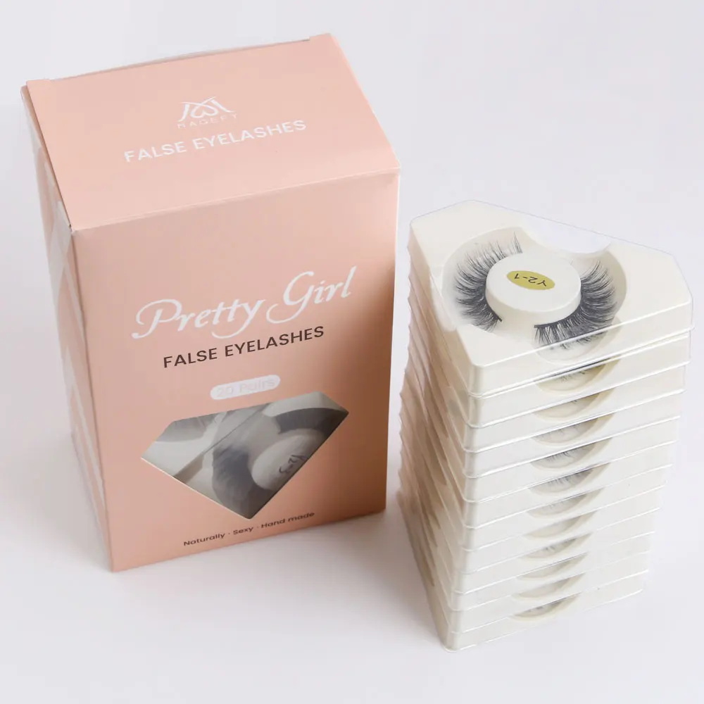 Ресницы 3D норковые натуральные густые накладные для макияжа 20 пар оптом | Красота