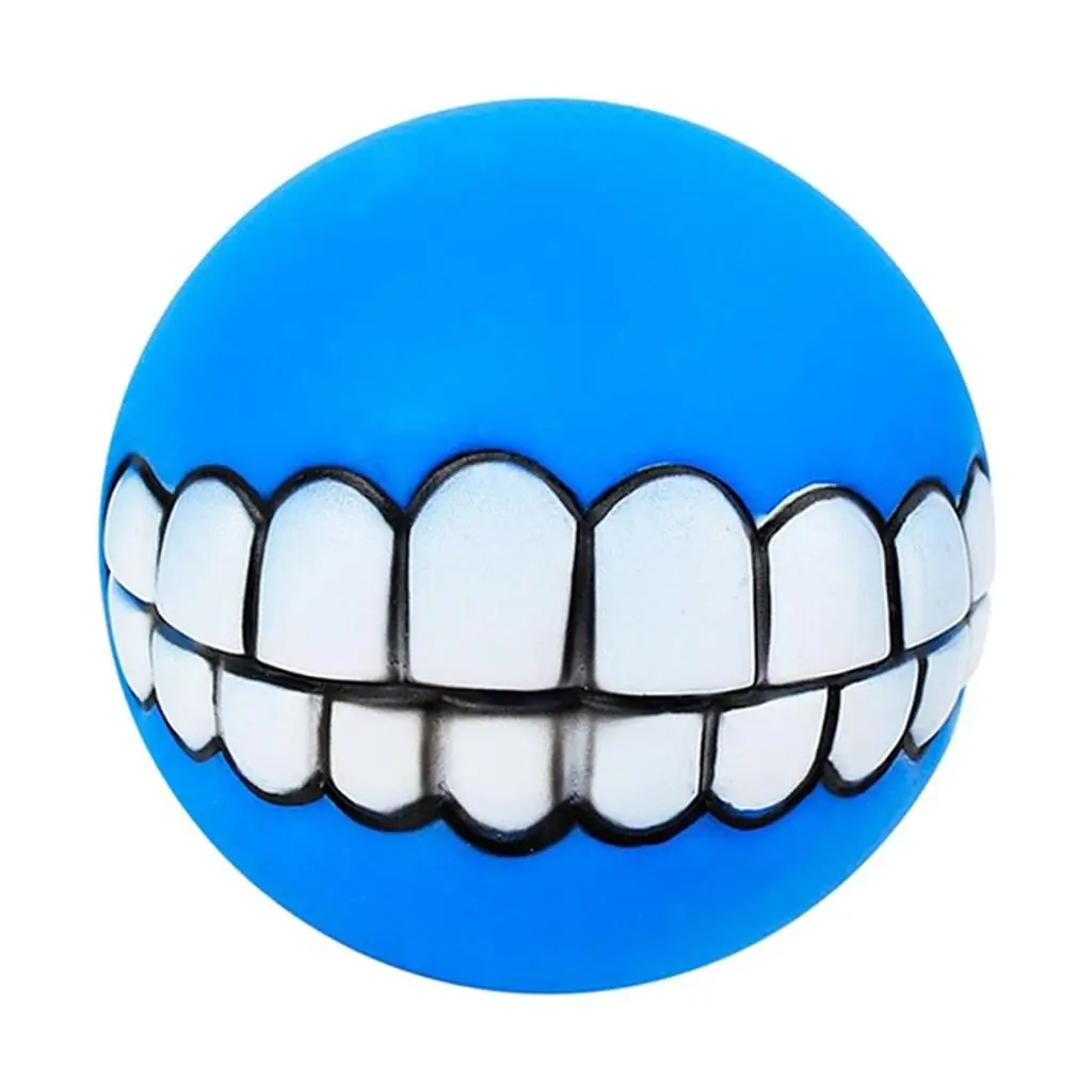 Виниловая игрушка пищалка для собаки жевать принести мяч 9 см собак