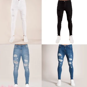 Men's clothing 2021 summer men's classic tights simple Korean jeans men's fluid pants jogging pants Gothic 10 item image