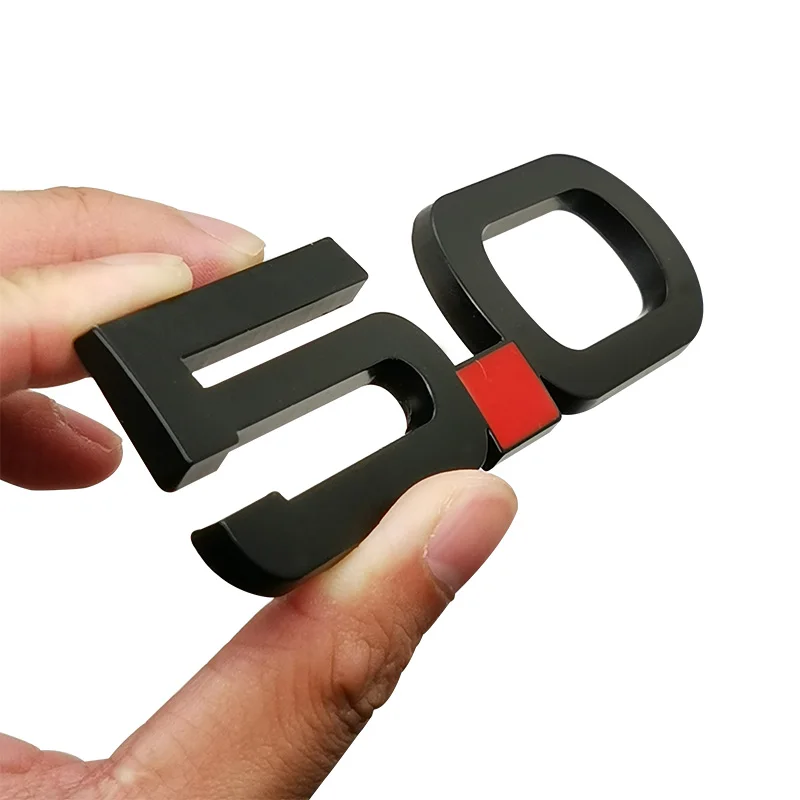 Автомобильная наклейка 5 0 эмблема значок на задний багажник металлическая для Ford