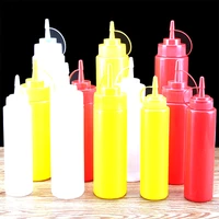 sauce vinegar oil ketchup gravy cruet kitchen accessories gravy boat plastic condiment dispenser 8121624oz squeeze bottle