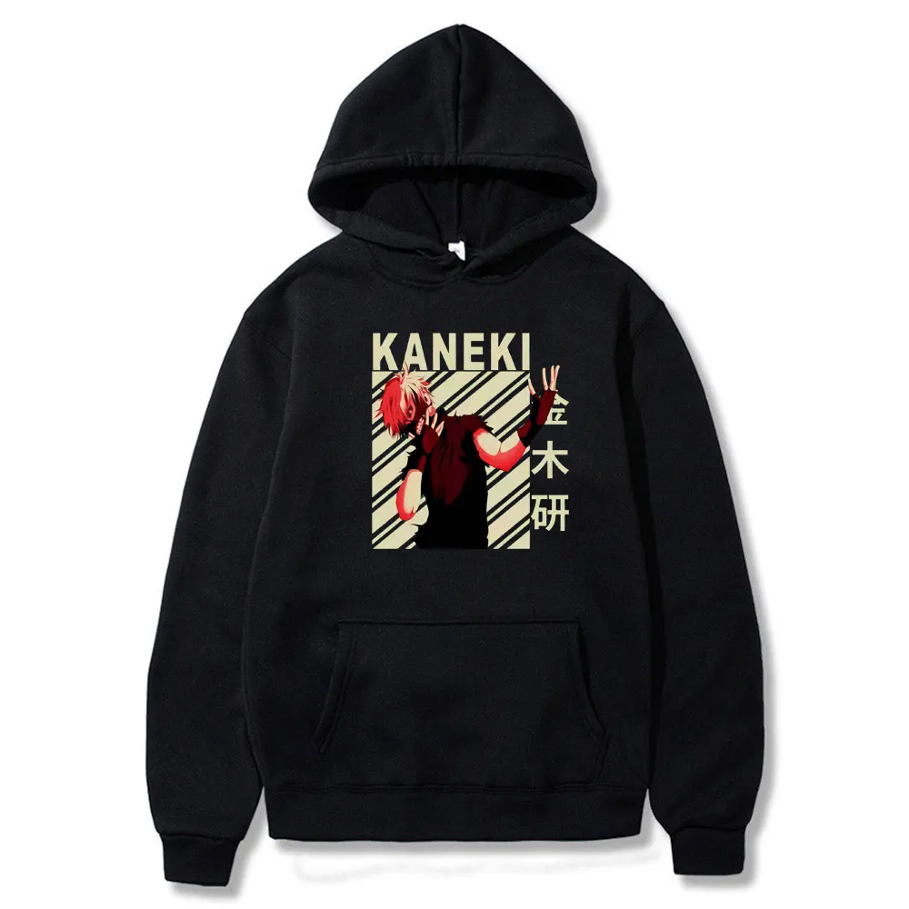 

Autumn Casual Kaneki Ken Tokyo Ghoul Men Hoodie Pullover Sweats Hoodie Fashion Sweatshirts Japan Anime Hip Hop Sweatshirt Men