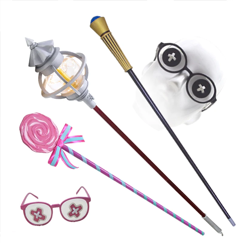 

Identity V Helena Adams Game Cosplay Cane Wand Glasses Props Weapons for Halloween Carnival Christmas Fancy Party