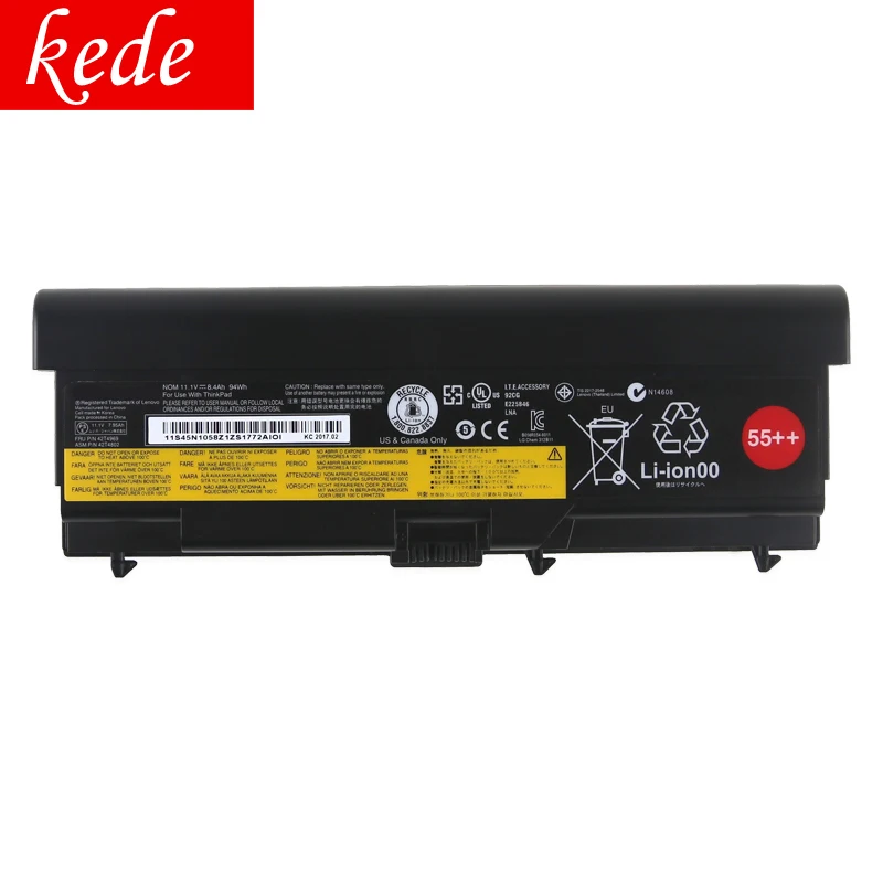 Kede Оригинальный аккумулятор для ноутбука lenovo Thinkpad T420 SL410 SL410K T410 T510 E520 E50 W510 W520 L412 L420