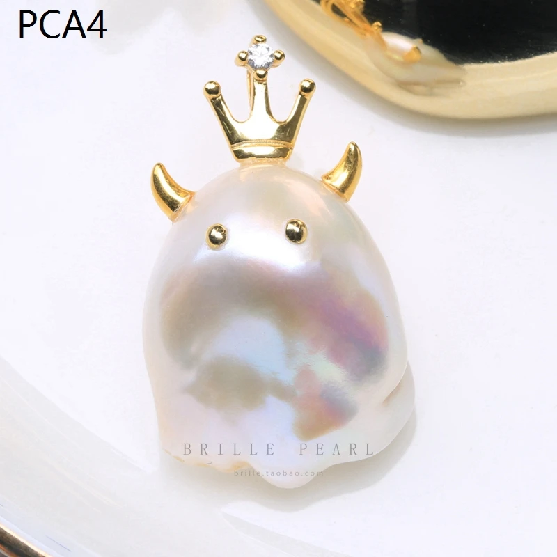 BaroqueOnly 925 пробы серебро натуральный пресноводный барочный жемчуг кулоны с