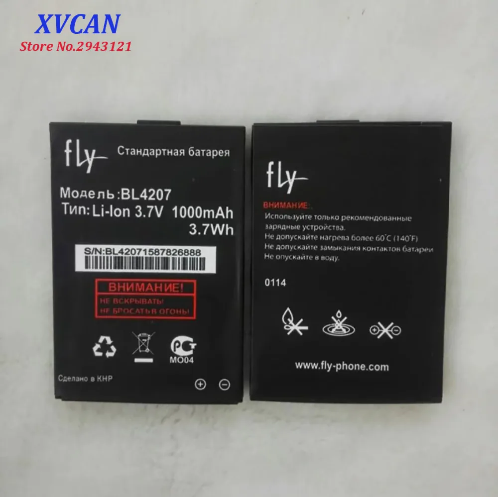 2019 Высококачественный аккумулятор BL4207 для Fly Q110 Li Ion 1000mAh Мобильный телефон