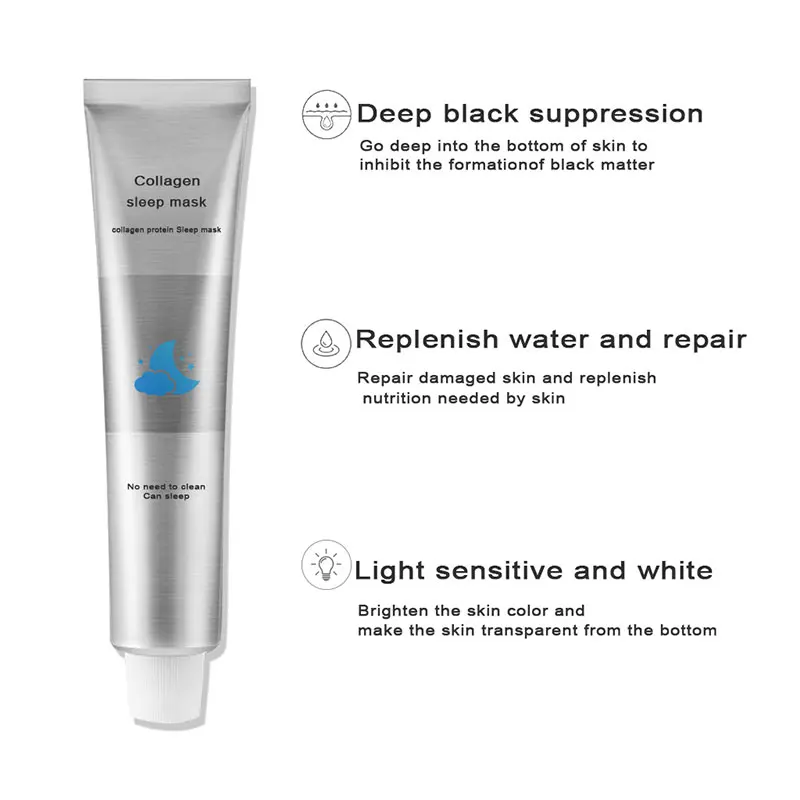 

2019 Collagen Sleeping Mask Smear Type Whitening Cleansing Moisturing Facial Mask