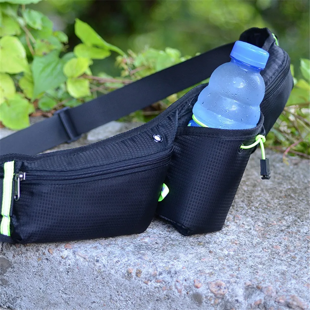 Waist Bag Running Bag Waterproof Sports Belt Gym Bag Portable Lightweight Hydration Belt Water Bottle Hip Waist Pack