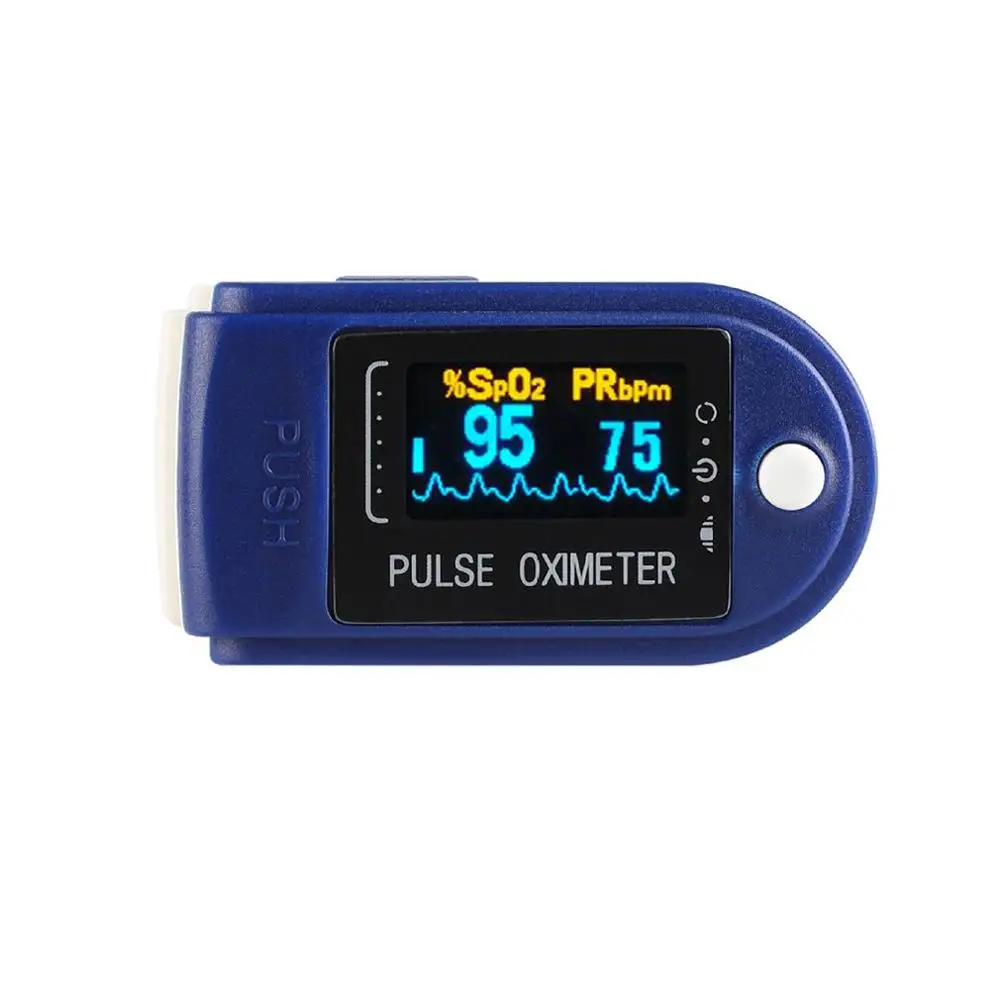

New Portable Finger Oximeter Oxygen Saturation Blood Oxygen Monitor Finger Clip Heart Rate Monitor Oximetry Pulse Oximeter