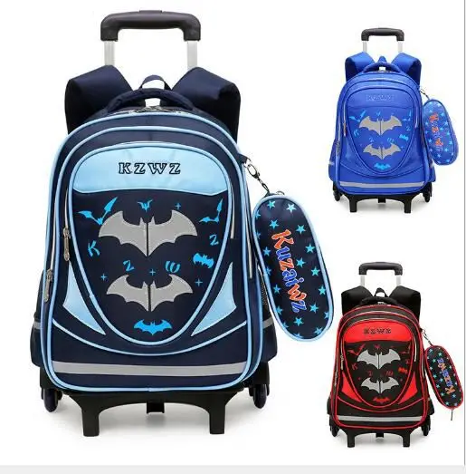 Школьный рюкзак на колесиках для мальчиков, школьная сумка с колесами, детская школьная сумка на колесиках, школьный рюкзак для мальчиков