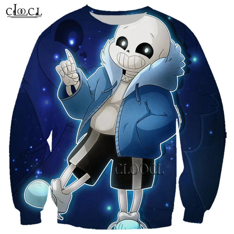 

HX Newest Popular Game Undertale 3D Print Men Women Sweatshirts Fashion Hip Hop Streetwear Casual Harajuku Tops Drop Shipping