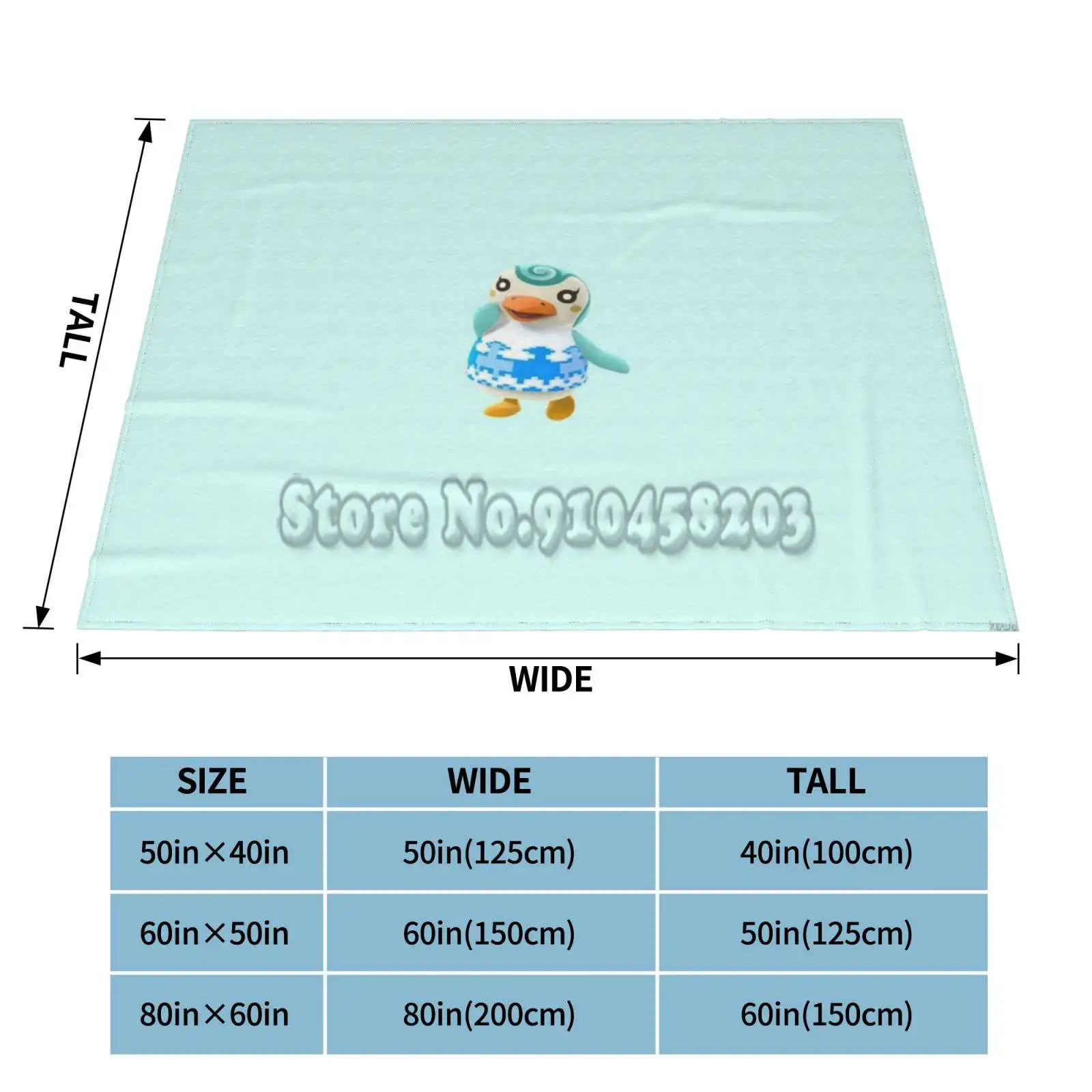 Sprinkle Throw And Blanket Custom Print Flannel Soft Penguin Animal | Дом и сад