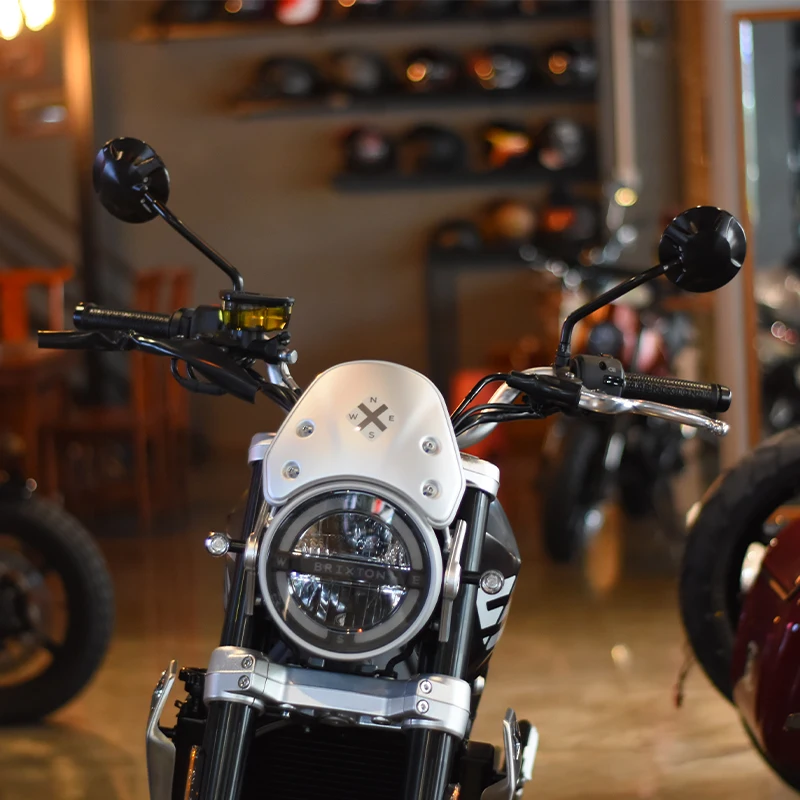 Универсальное алюминиевое зеркало заднего вида для мотоцикла в стиле ретро |