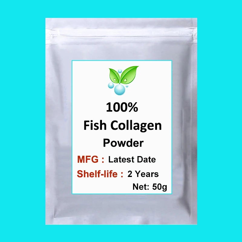 

High Quality Deep-sea 100% Fish Collagen Powder Food Grade,Skin Tonic,Remove Wrinkles,Hydrolyzed Marine,Anti-aging