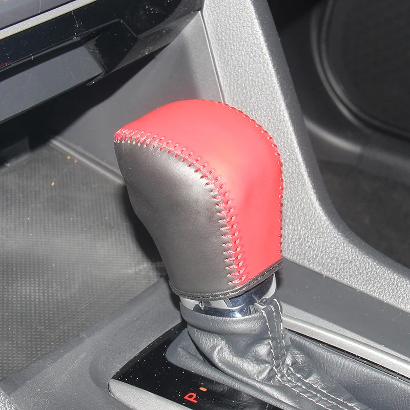 Изготовленный на заказ чехол для ручки переключения передач из натуральной кожи