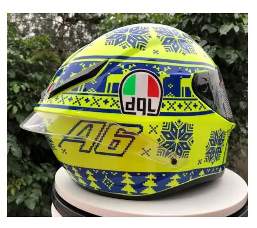 Шлем мотоциклетный мужской полный комплект профессиональный для соревнований