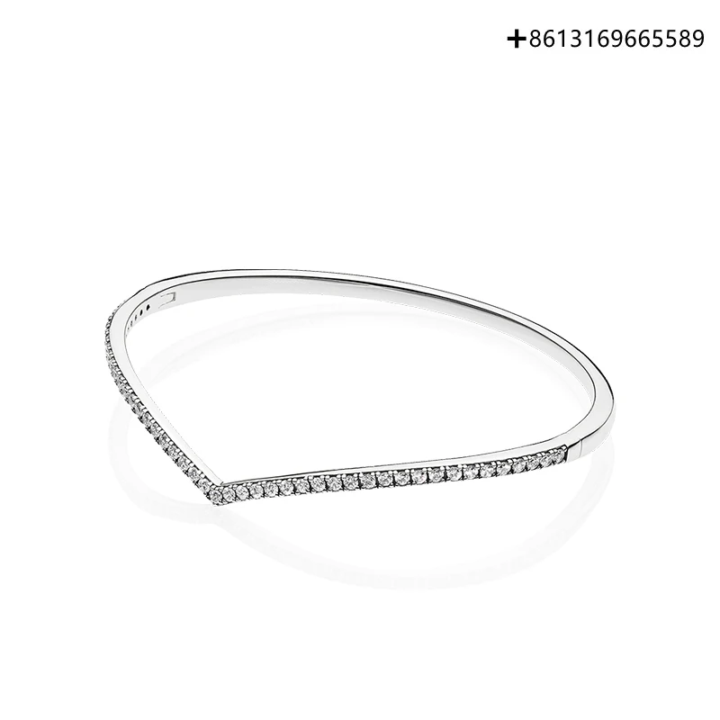 

Fashion new 925 sterling silver wish flicker bracelet for men and women
