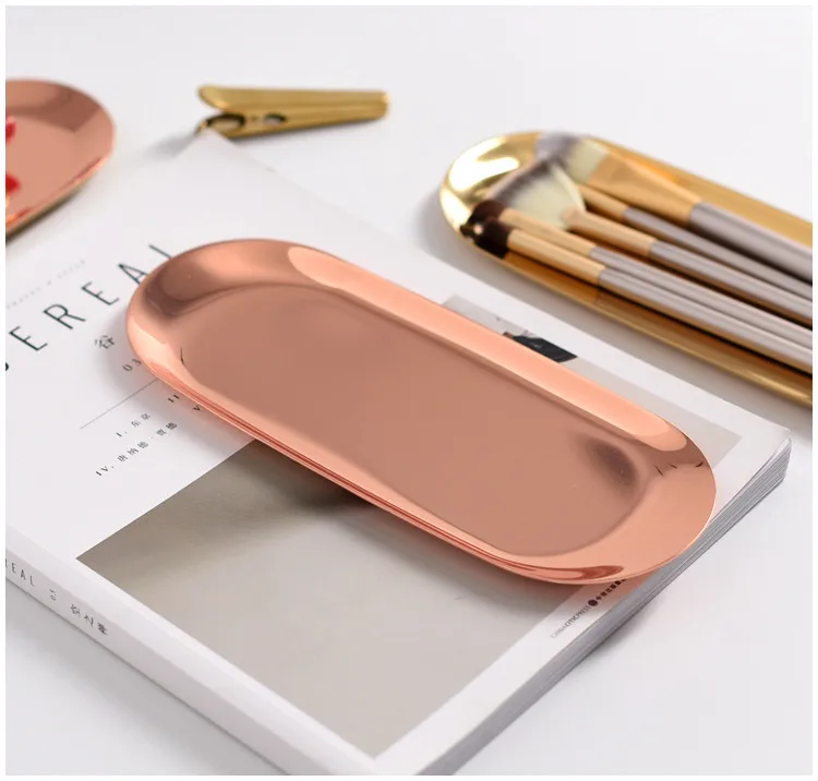 Tobs североевропейская Золотая тарелка для украшения торта металлический поднос