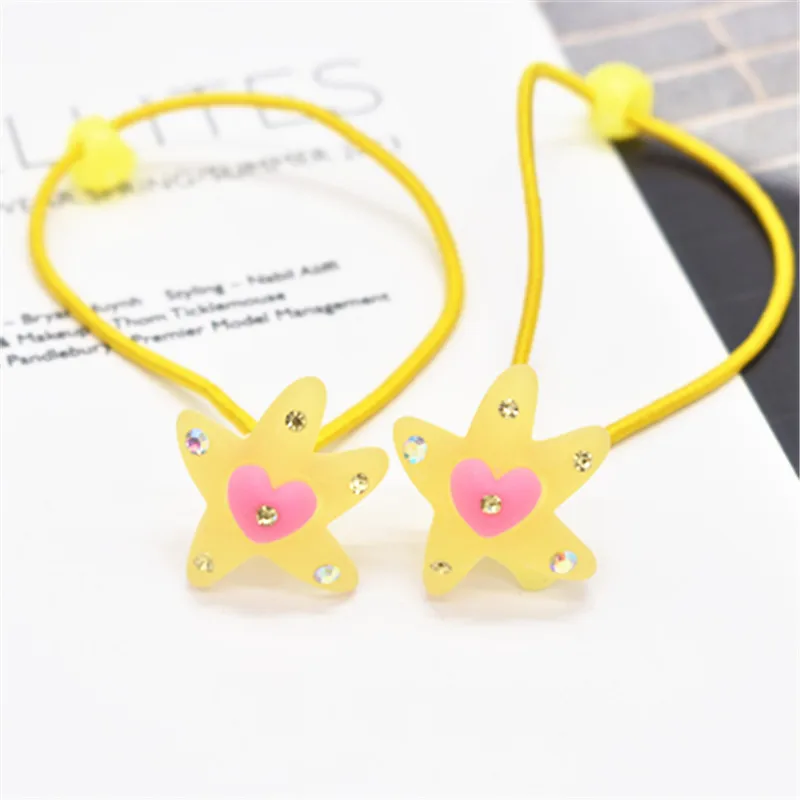 6 шт. корейские эластичные резинки для волос в виде животных маленьких девочек со