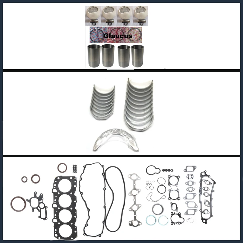 Комплект для ремонта двигателя 1KZ 1KZT 1kzte 1KZ-T 1KZ-TE Toyota 4 runner Land cruiser / 90 Prado Hilux 2982cc 8v 3 0 TD