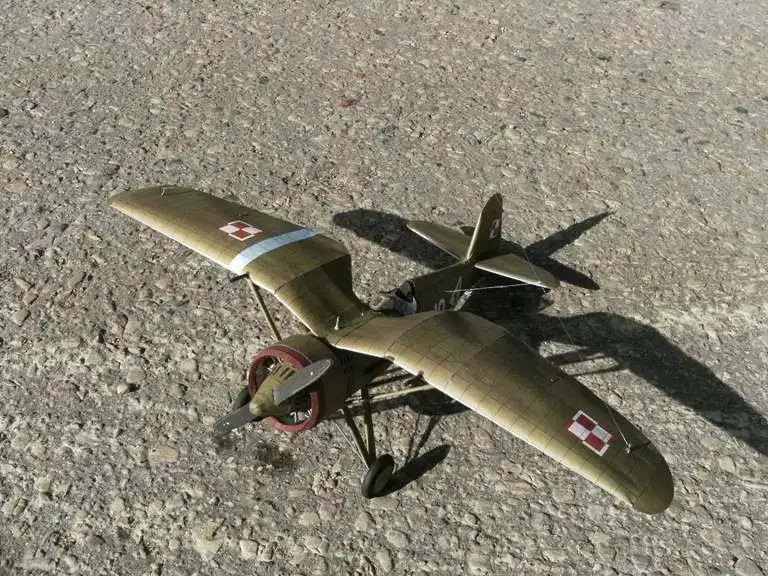 

World War II P-11C Aircraft Paper Model DIY Handmade Military Fighter Airplane 3D Paper Model Children Adult Educational Toys