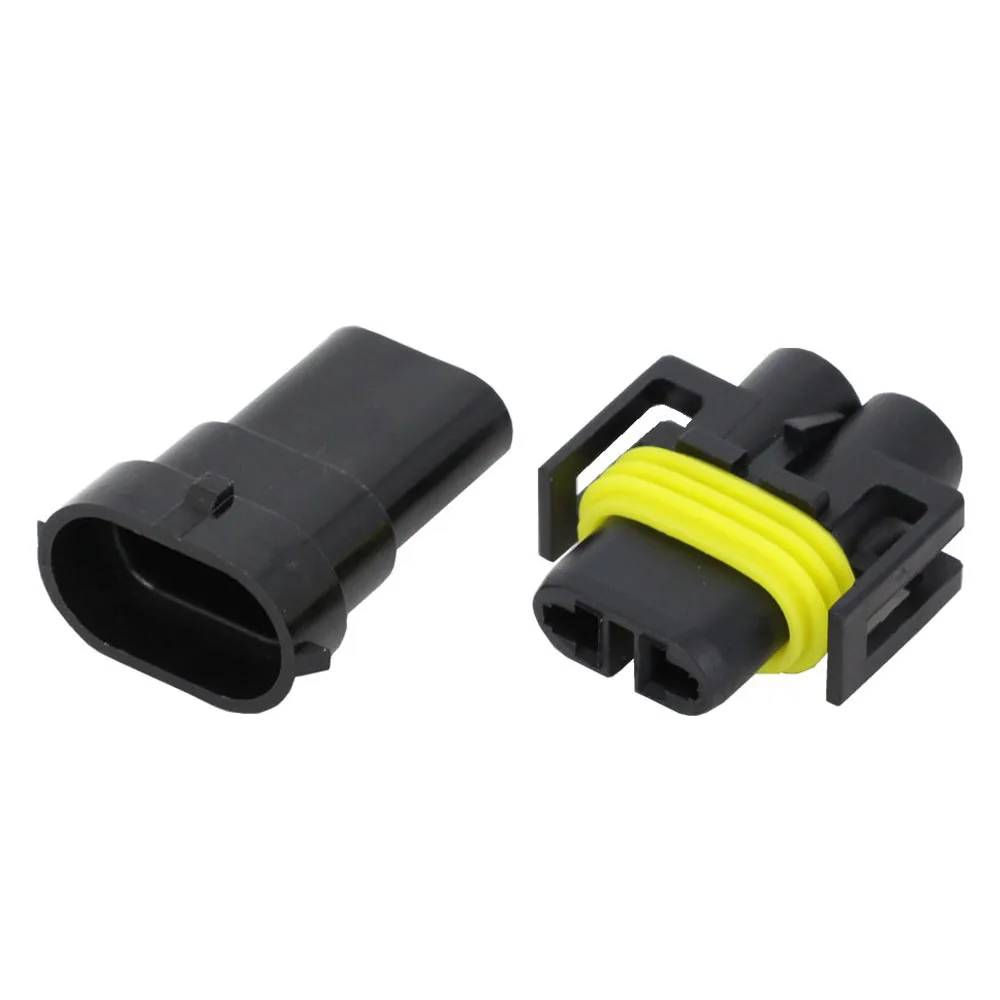 2 Pin противотуманные фары жгут держатель лампы с заглушка комплект Женский