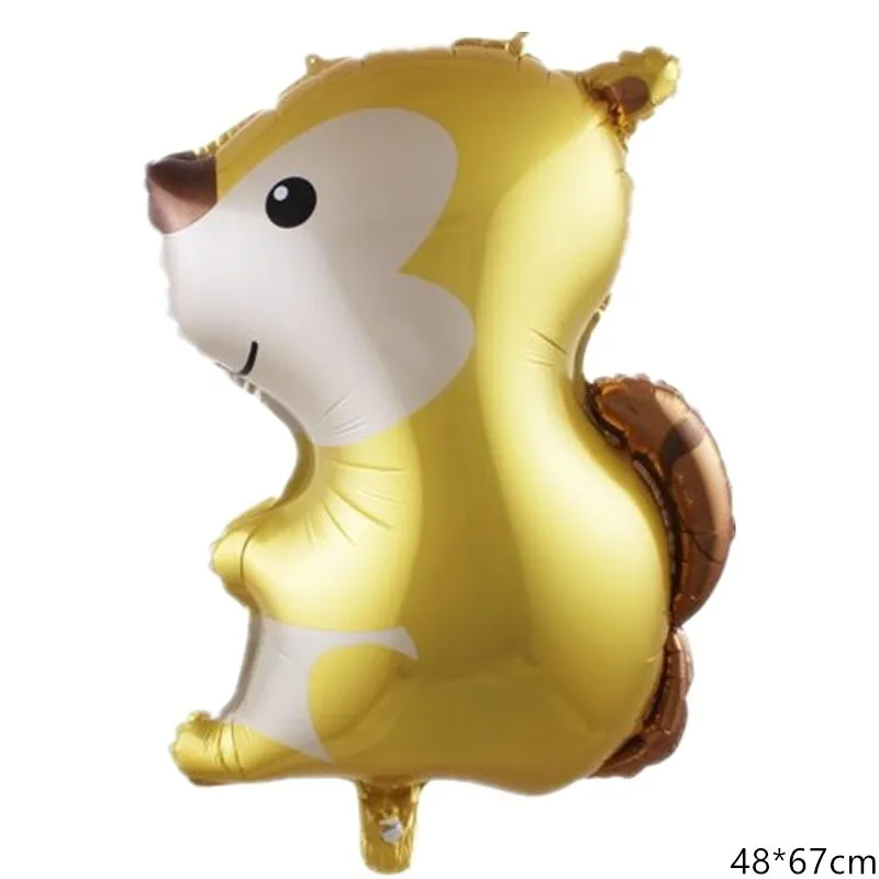 1 шт. большой единорог Лисий лес животное алюминиевая фольга Гелиевый шар Дети