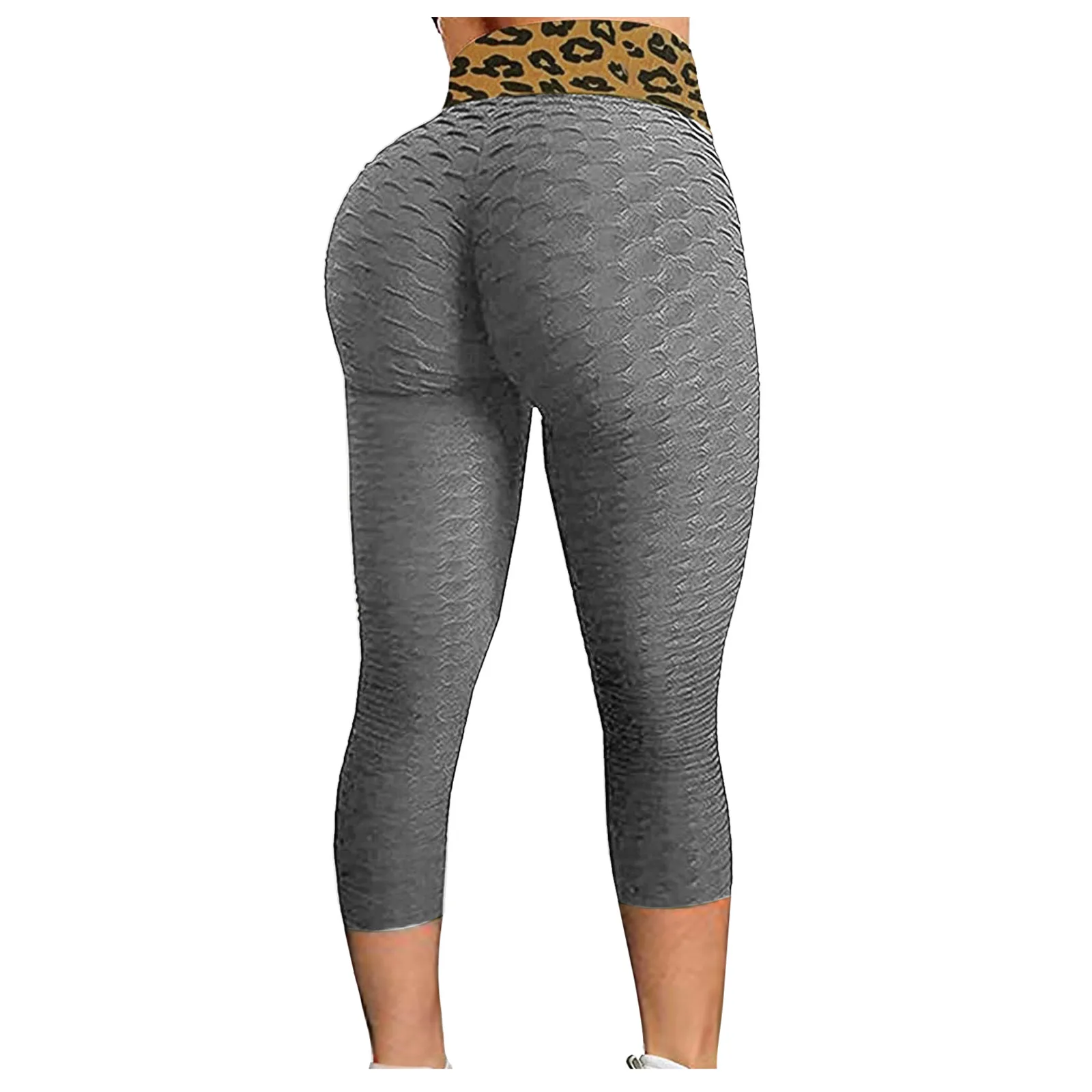 

Leopard Print High Waist Women Fashion Print Pants Casual High Waist Sport Pants Leggings Fitness Running Pant Legging