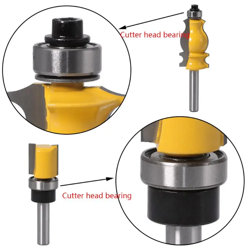 

Durable Steel Bearings Accessories Kit Fits for Milling Cutter Heads and Shank