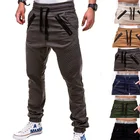 Брюки мужские повседневные, джоггеры, однотонные тонкие брюки-карго, спортивные штаны со множеством карманов, брюки-карандаш в стиле хип-хоп