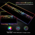 Игровой коврик для мыши Hero RGB, большой коврик для мыши 90x40 30x80 см со светодиодсветильник, компьютерный коврик для мыши, игровой Настольный коврик, клавиатура, ноутбука, компьютерный коврик