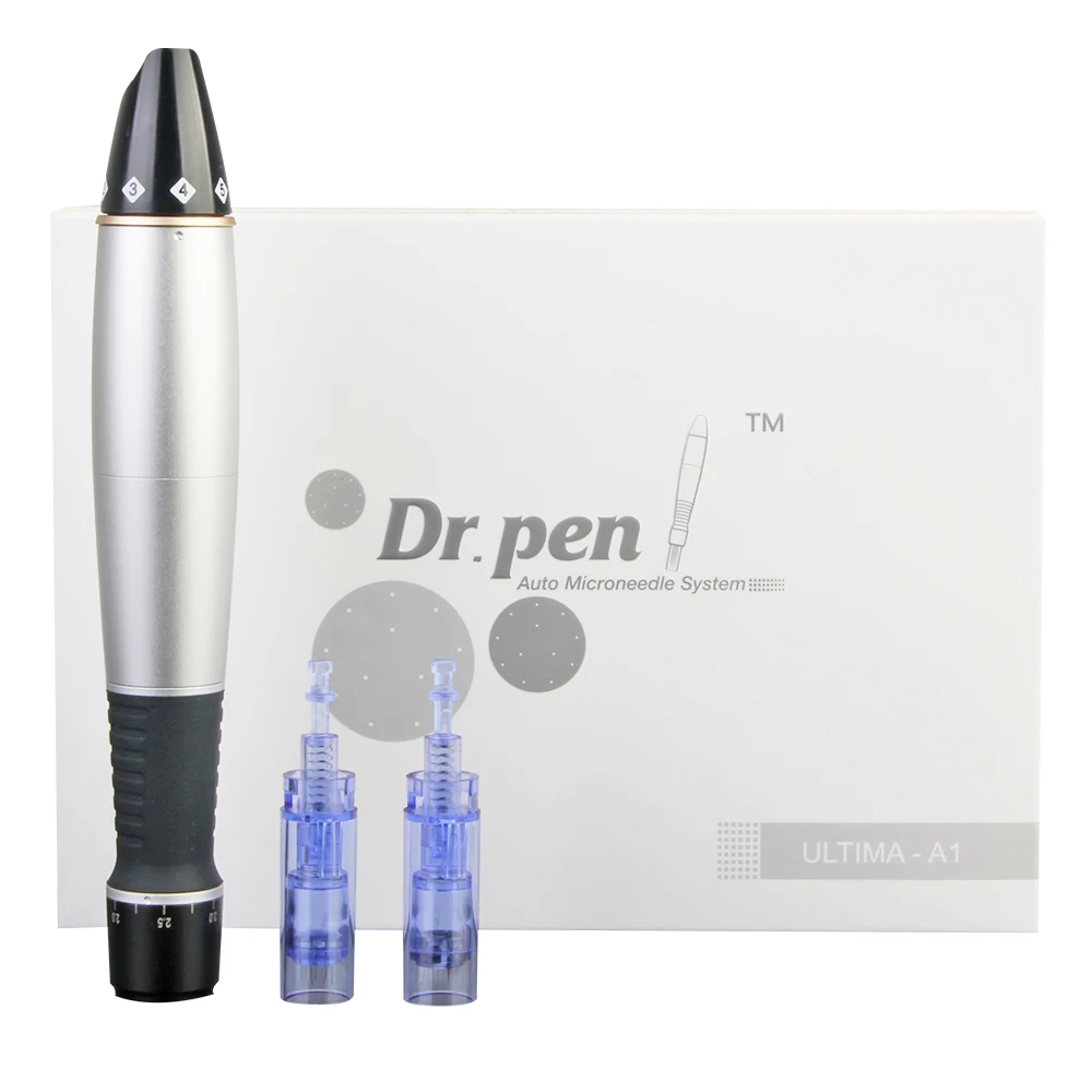 Dr.Pen Ultima A1 электрическая Дерма ручка с 50 шт. микроиглы мезотерапия авто микро иглы
