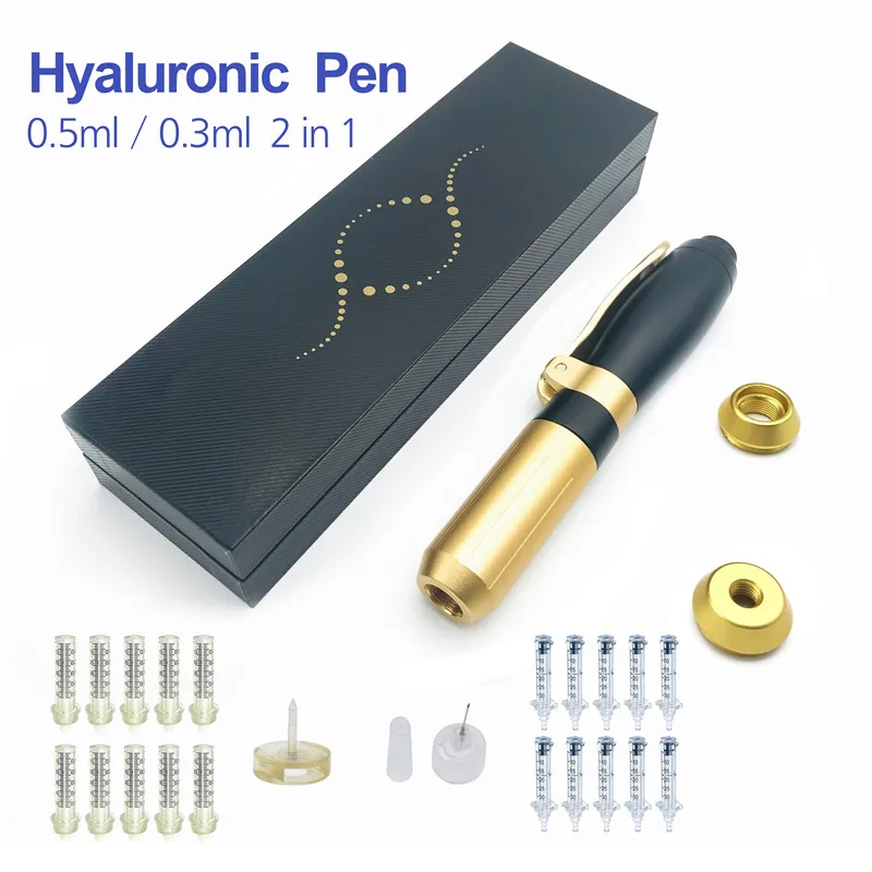 

2 IN 1 0.3ml/0.5ml Hyaluronic Pen hyaluronique Acid gun For Filler lip fillerlip Anti Wrinkle face lifting