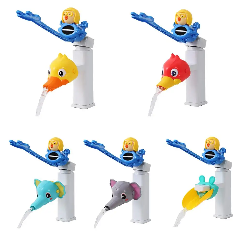 

Набор для удлинения смесителя в мультяшном стиле, высококачественный удлинитель из термопластичного эластомера и силикона, дизайн с двойн...