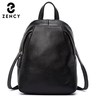 zency new arrival women backpack 100 genuine leather ladies travel bags preppy style schoolbags for girls knapsack holiday