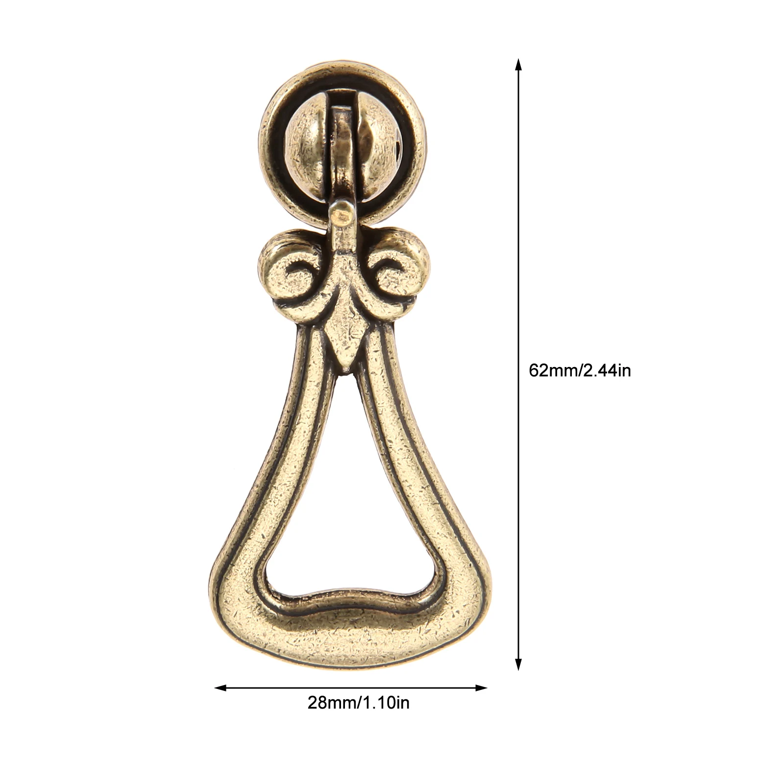 

Античная бронзовая ручка для шкафа