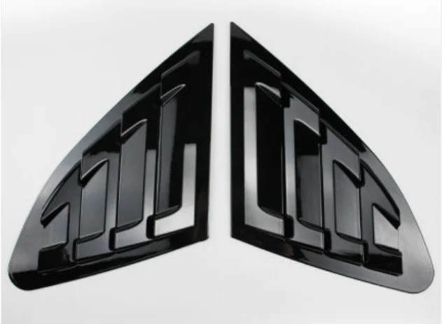 ABS углеродное волокно Автомобильные Боковые окна двери жалюзи Совок рамка порог