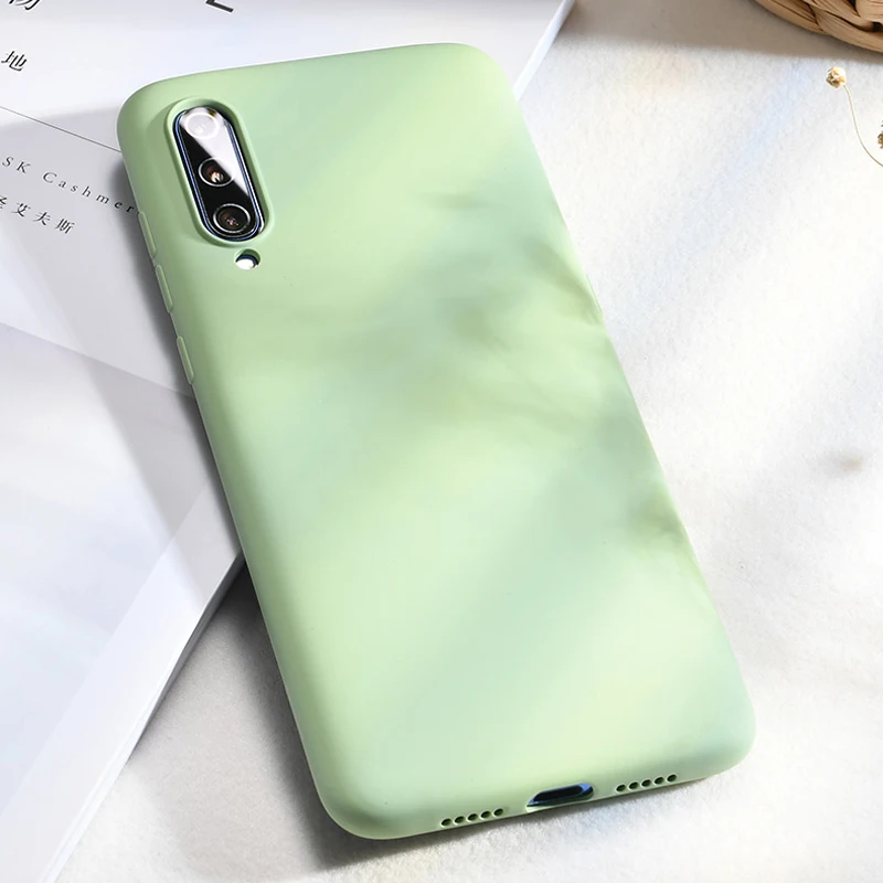 For Xiaomi Mi 9 Soft TPU Shockproof Cover Liquid Silicone Cases For Xiaomi Mi9 Mi 9 Lite SE Case Covers