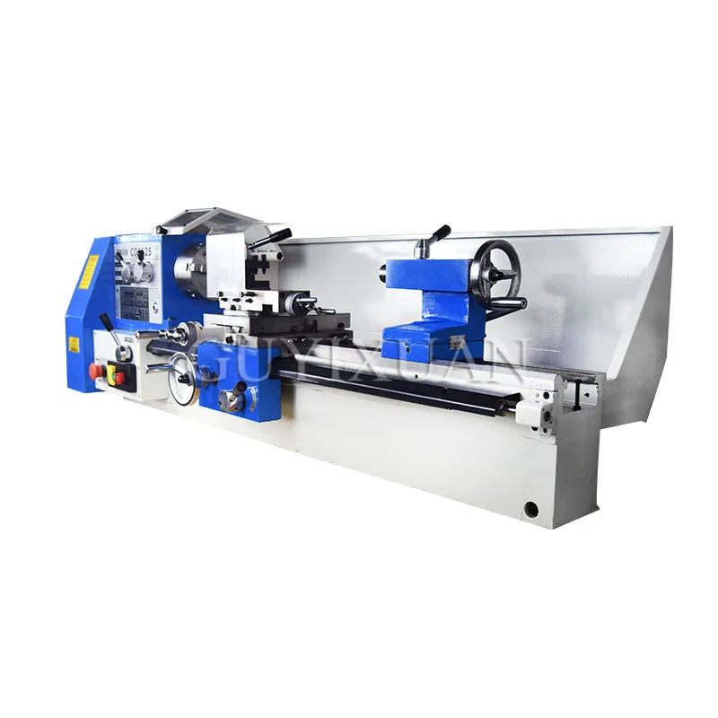 750 Вт Многофункциональный Высокоточный металлический токарный станок