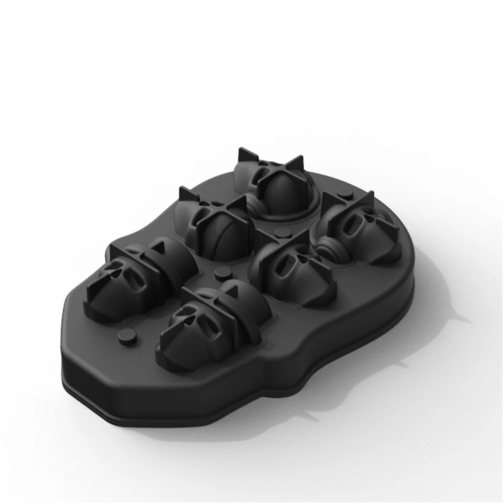 

3D форма для шоколадного мороженого в виде черепа