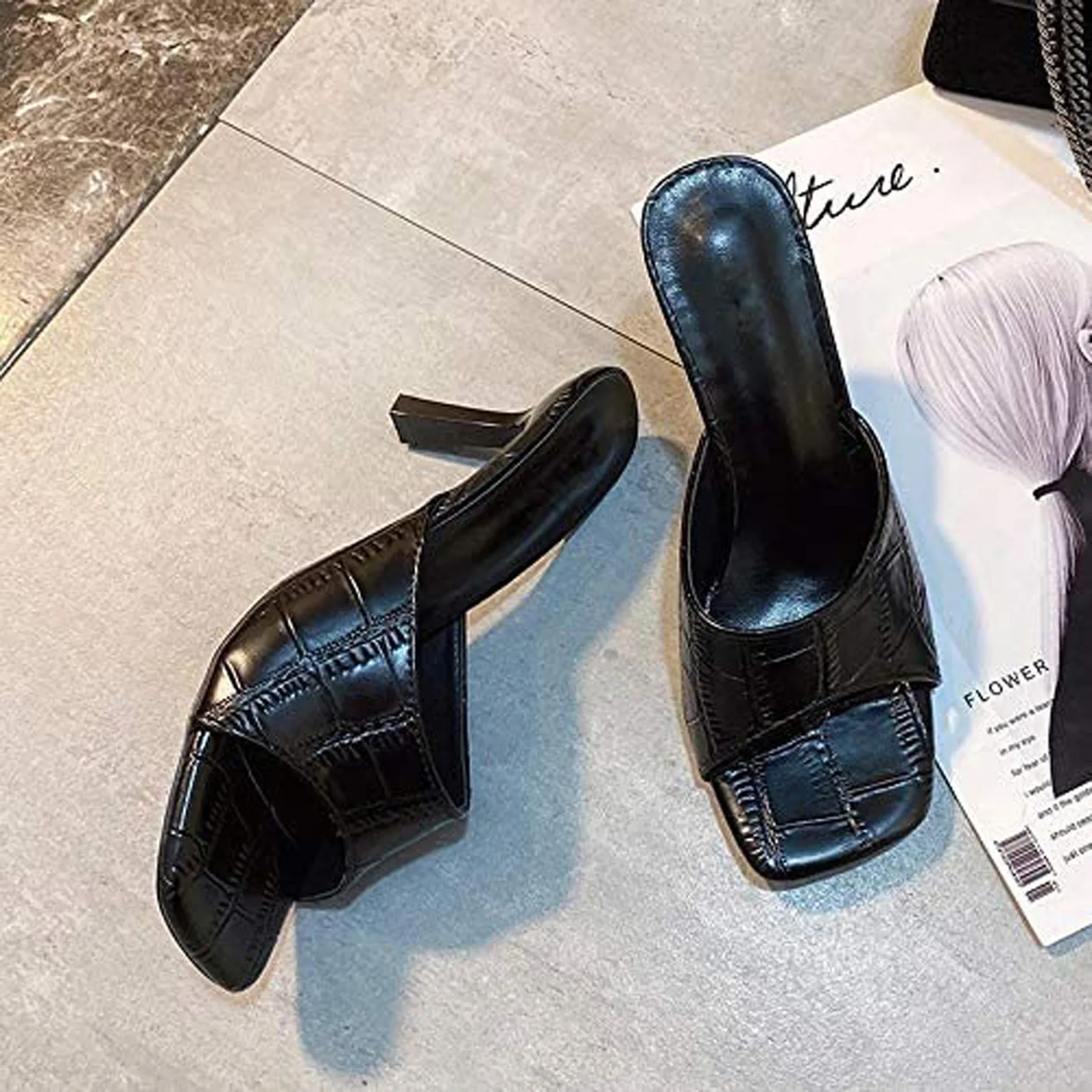 Сандалии женские с открытым носком высокие туфли-лодочки свадебные тапочки