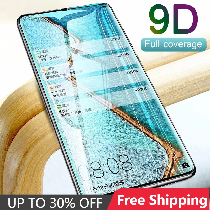 

Закаленное стекло 9D для Huawei P30 Lite, P20 Pro, Защита экрана для Huawei P9, P8 Lite 2017, Защитное стекло для Huawei P10 Plus