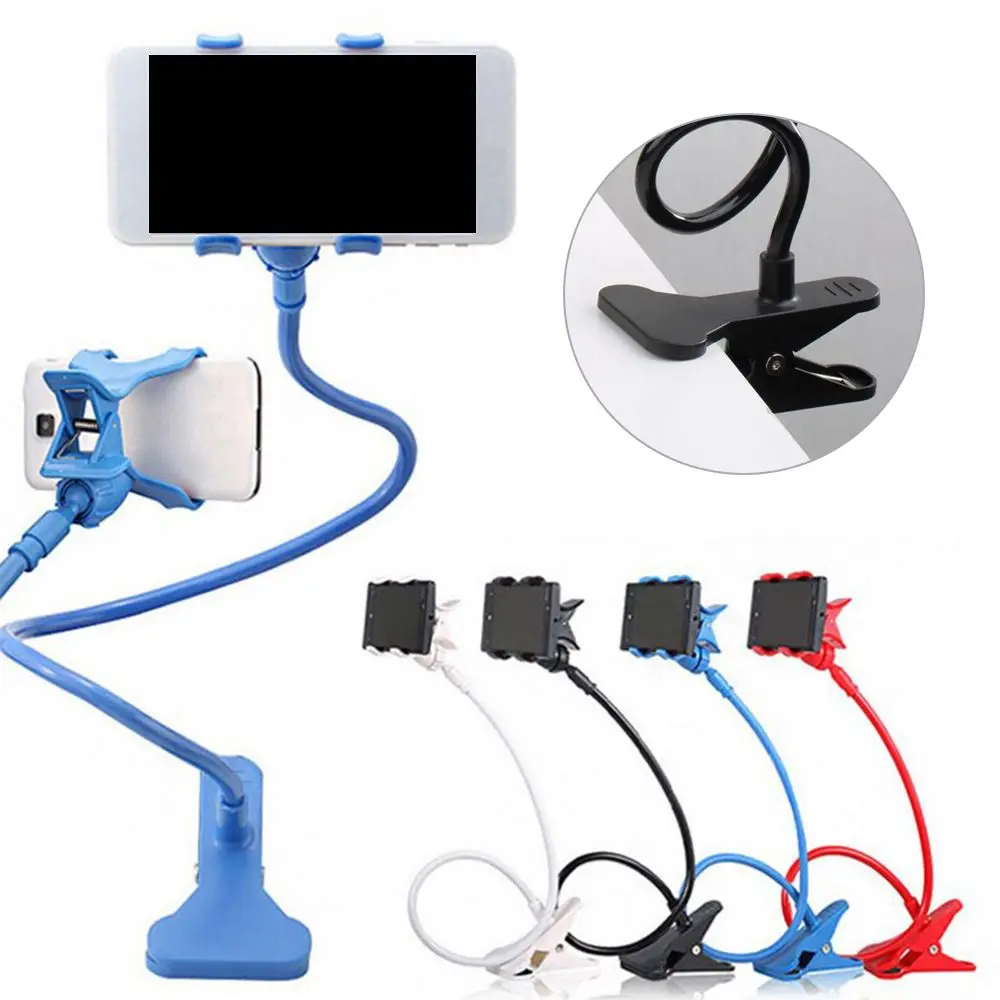 z91 universal mobile phone holder flexible adjustable cellphone holder clip lazy home bed desktop mount bracket smartphone stand free global shipping