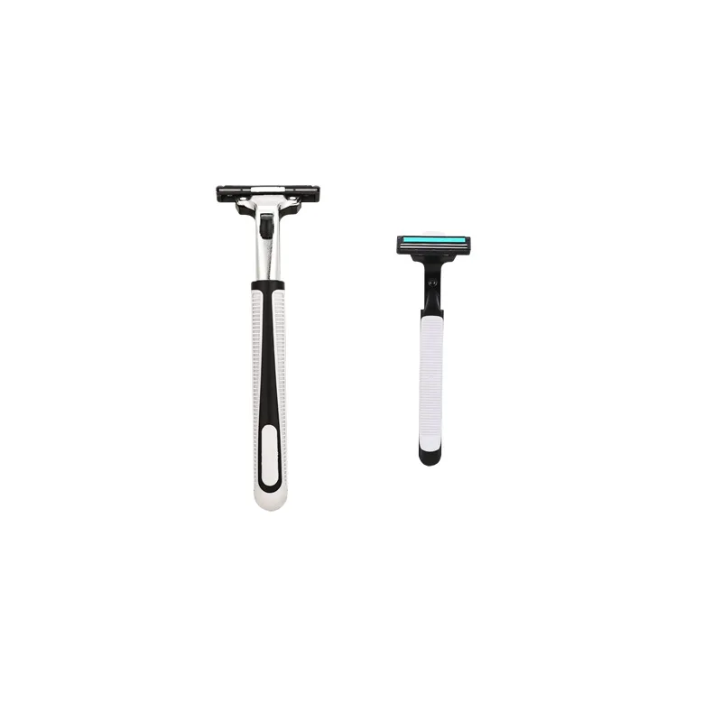 

Portable manual shaver blades 2-layer stainless steel blade razor 6 set Machine for Replaceable Blade