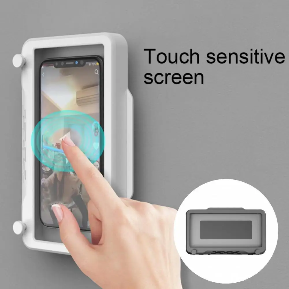 

Useful with Hook Multifunctional Sensitive Touch Mobile Phone Case for Kitchen Mobile Phone Box Mobile Phone Case