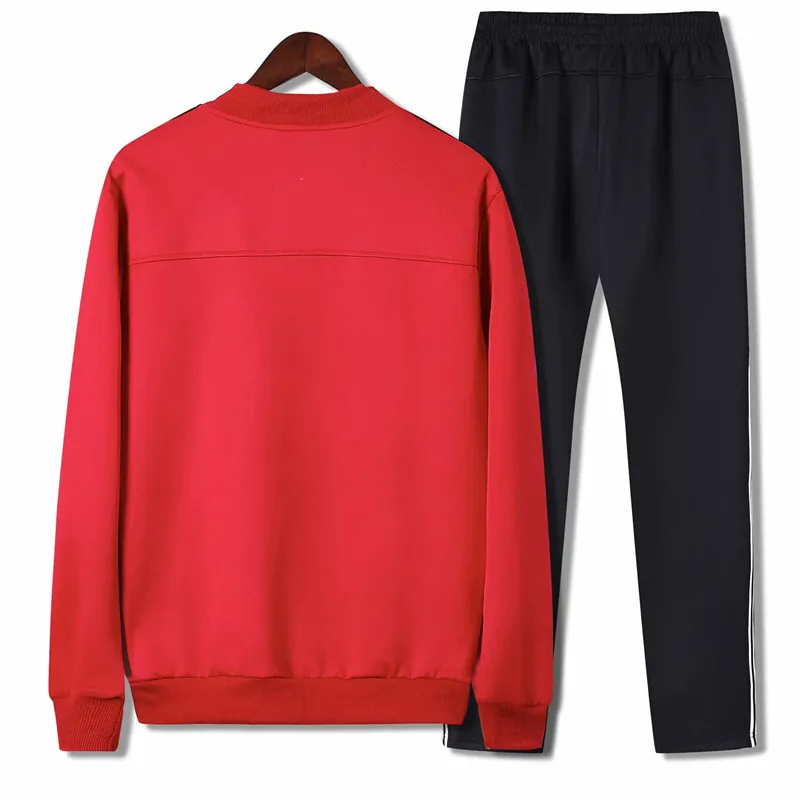 Осенне зимний женский и мужской комплект для бега спортивный костюм с низким