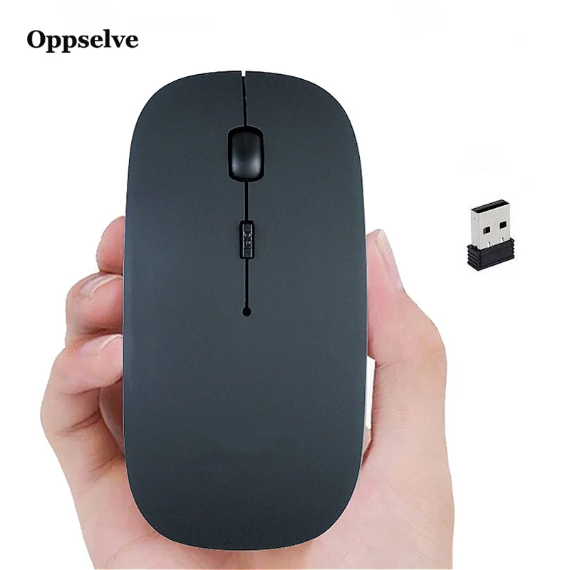 Oppselve USB Беспроводной Мышь приемник оптическая компьютерная 2 4 ГГц Перезаряжаемые